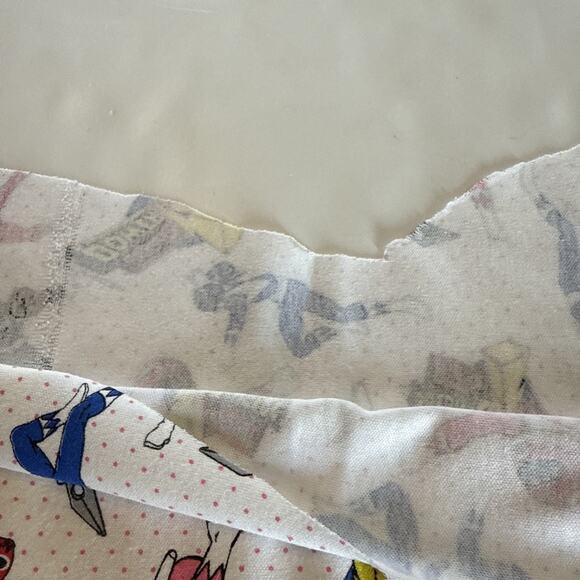 Vtg 1994 Mighty Morphin Power Rangers fabric Saban 32”x55” Used Rough Cut Figure - Picture 12 of 12